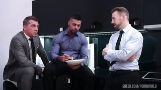 Cocktail Party with Alexis Crystal and Brittany Bardot Turns to Cock Ramming DP Orgy GP2524