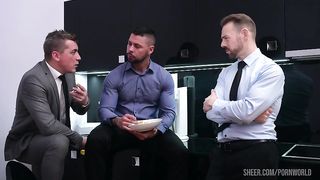 Cocktail Party with Alexis Crystal and Brittany Bardot Turns to Cock Ramming DP Orgy GP2524