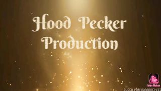 She's so big he can barely hold her down.