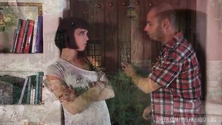 Andy San Dimas and Azphyxia Noir in Lesbian Nanny Tales