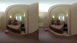 PEACHY ALICE & MERIDA SAT VR – MEGA TITS NEWBIE & BLONDE PAWG BOTH GUSH GIRL CUM