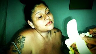 BREAST MILK + BANANAS = CHOCOLATE THROATPIE HD