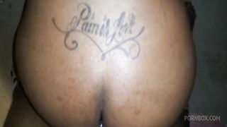 Ebony milf loves young hard cock in her pussy