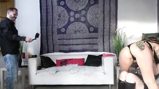 [2nd CAM ANGLE UNRELEASED FOOTAGE] Mari Galore vs Cathy Full Scene BGG Anal [BTS]