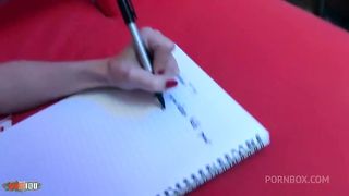 Sodomy on the sofa with the superb French woman with big breasts Naturals Ava Marteens