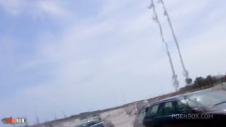 Anal threesome on the beach with Jordanne Kali and Lillian Love