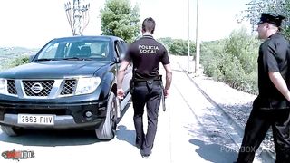 Tamara Dix gets her holes checked by the police