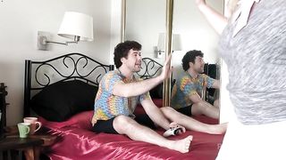 Stepsister lets her stepbrother fuck her butthole