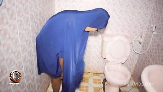 Anal fuck with black Arab in hijab