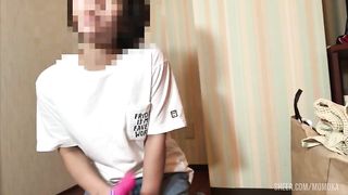 大◯生の恥じらいオナニー。汁がしたたり落ちてパンツがびしょ濡れしちゃった。