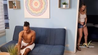 THE COMPUTER TECHNICIAN MAKES ME SCREAM WITH PLEASURE WITH HIS BBC - MONIQUE FUENTES & SR MATAMORROS