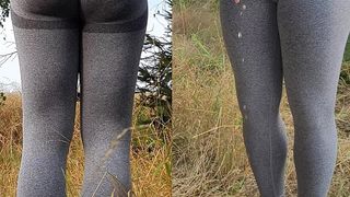 PISS AND CUM IN THE FOREST
