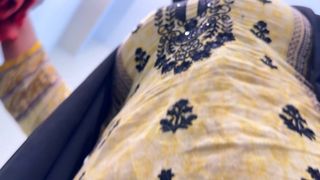 MOROCCAN HOT MAID CLEAN BOSS S ROOM WITHOUT PANT WEARING - SHE SEDUCE HIM BY SHOW HER BIG ASS & HUGE BOOBS