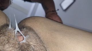 THE FRIEND OF MY CUCKOLD ASKED FOR A TOOL AND WHEN I TOOK HIM TO THE BASEMENT FOR IT HE FUCKS ME