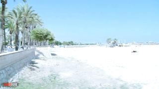 Anal sex at the beach with beautiful Spanish blonde MILF Tamara Dix