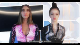 New Year 's Threesome in Space ! Voice assistants Siri and Alice