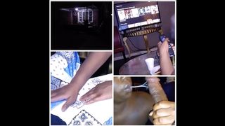 WENT TO BORROW SOME SUGAR FROM MY NEIGHBOR AND SHE INSISTED ON SUCKING MY DICK