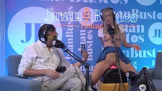 BETTER THAN HER TOYS! MOLLYSMITH SQUIRTS ALL OVER THE SYBIAN MACHINE ON JUAN BUSTOS PODCAST
