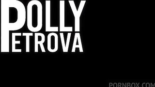 Polly Petrova loving being used as a slave doing DP by two Delicious girls