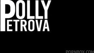 Polly Petrova loving being used as a slave doing DP by two Delicious girls