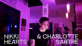 Charlotte Sartre Gets Ass Fucked by Nikki Hearts