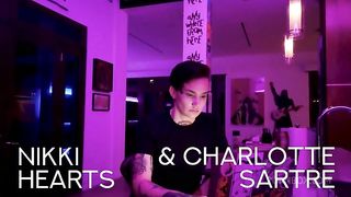 Charlotte Sartre Gets Ass Fucked by Nikki Hearts