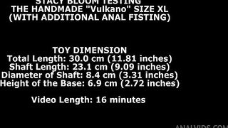 Stacy Bloom Testing The Handmade Vulkano Size XL (With Additional Anal Fisting) TWT298