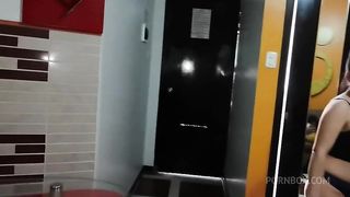 My stepson and his big boner