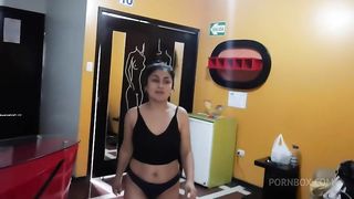 My stepson and his big boner