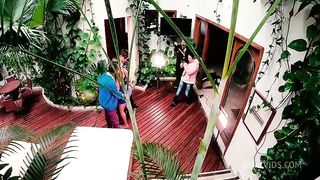 Bastidores - Aline chaveirinho fazendo sua primeira cena com o dotado Ed Junior - Lidy Silva Diretora