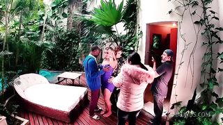 Bastidores - Aline chaveirinho fazendo sua primeira cena com o dotado Ed Junior - Lidy Silva Diretora