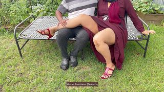 THICK AND SHY MUSLIM WIFE GETTING AN EROTIC MASSAGE AND SENSUAL SOFTCORE SEX IN OUTDOOR