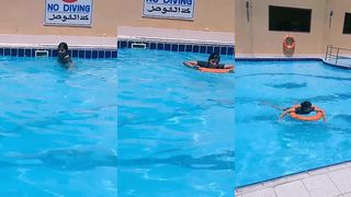 SEXYRUBYRAJCHAUHAN - RUBY ENJOYING IN POOL..
