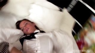 Natalia ,hot student, gives her ass to Vlad. He finger and deep fuck the young ass. She get facial cumshot