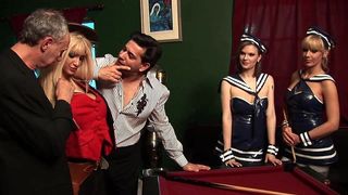 AMY ANDERSSEN AND STACEY SARAN LEAD AN ALL STAR CAST FOR SOME GROUP SEX FUN