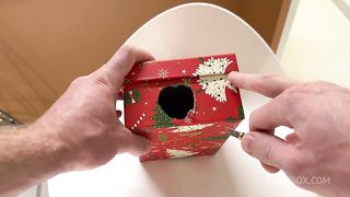 Christmas Dick in a Box for My Big Titty Step Sister