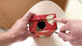 Christmas Dick in a Box for My Big Titty Step Sister