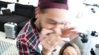 Behind the Scene from Halloween Party with May Akemi, Sayuri Sakai and Mirella Dias assfucked together in hot 5 on 3 (DP DAP, piss drinking )