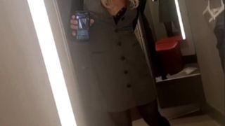 TRANNY FEMBOY TEEN CROSSDRESER GETTING HORNY IN PUBLIC DRESSING ROOM