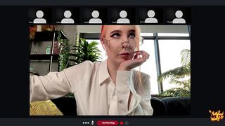 EVERYONE SAW HOW MY BOYFRIEND FUCKS ME IN ZOOM - MOLLYREDWOLF