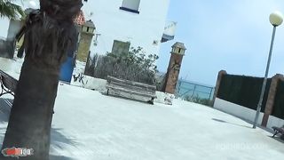 Outdoor anal fuck with the gorgeous French brunette Julia Gomez