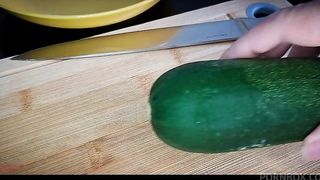 !!! Yes in my ass in the kitchen - Play with my asshole !!!