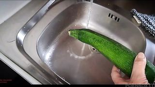 !!! Yes in my ass in the kitchen - Play with my asshole !!!