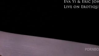Porn legend ERIC JOHN cums 8 times on and in live-in Asian sex doll EVA YI