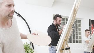 An Artist Wet, Ambra Dolce, 7on1, BWC, ATM, DAP, No Pussy, Rough Sex, Gapes, Pee, Pee Drink, Cum in Mouth, Swallow GIO2355