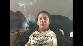 SAMANTHA CHUBBY LATINA NON-NUDE SFW SMOKING CLIPS PT 1