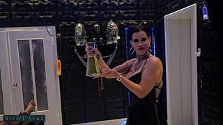 STRICTSENZ - UPDATE #2 - MISS ALESSA MILANO RACKED TOILET SLAVE