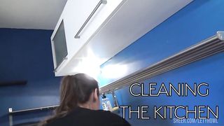 Cleaning the Kitchen for Lety Howl
