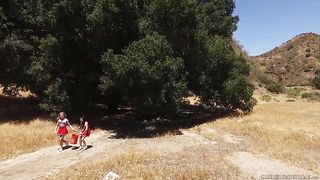 Megan Sage Cheers Sandy Fantasy up by licking her snatch