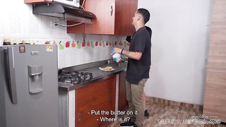 Sexual cooking with my stepbrother